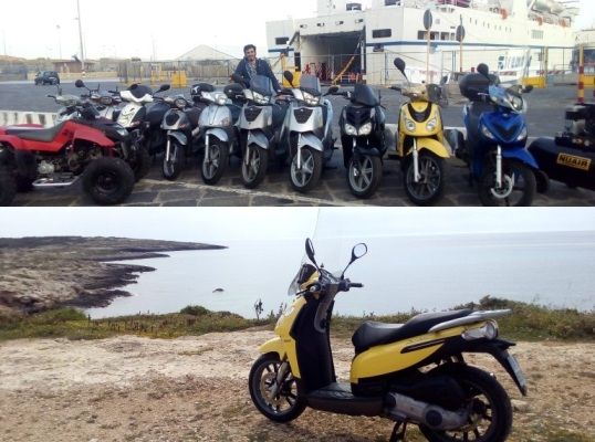 Noleggio scooter Lampedusa